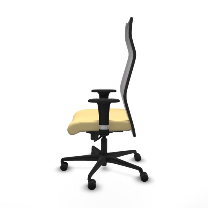 Albacete malla XL sincro malla negra similpiel crema brazos 1D base nailon ruedas 65mm nailon