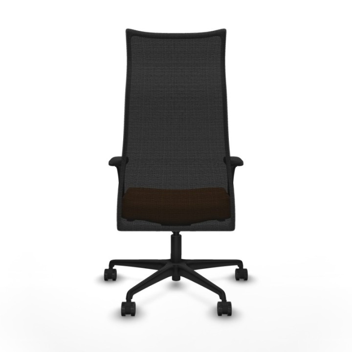 Albacete malla XL sincro malla negra similpiel naranja brazos 1D base nailon ruedas 65mm nailon