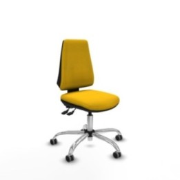 Elche AS bali amarillo base cromada ruedas engomadas 65mm