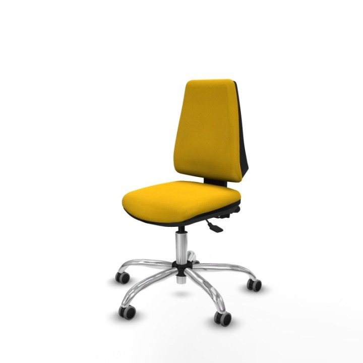 Elche AS bali amarillo base cromada ruedas engomadas 65mm