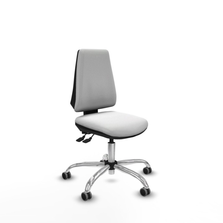 Elche AS bali blanco base cromada ruedas engomadas 65mm