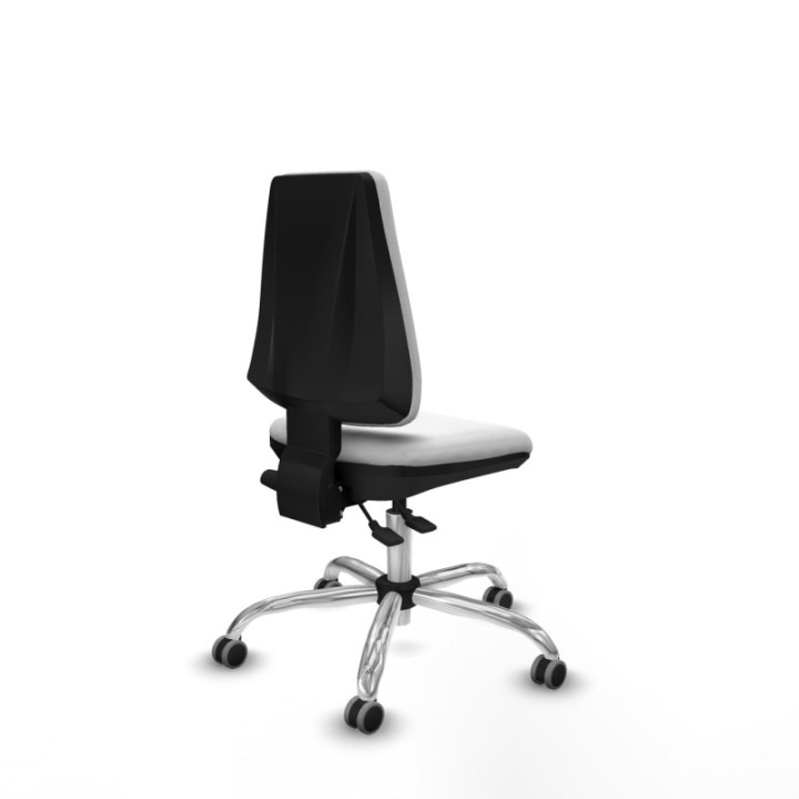 Elche AS bali blanco base cromada ruedas engomadas 65mm