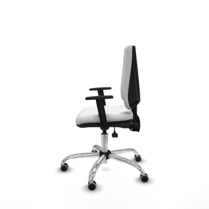 Elche AS bali blanco brazos 1D base cromada ruedas engomadas 65mm