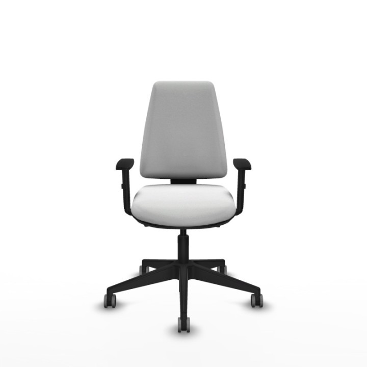 Elche AS bali blanco brazos 1D base piramidal ruedas engomadas 65mm