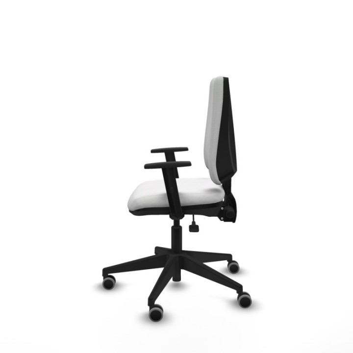 Elche AS bali blanco brazos 1D base piramidal ruedas engomadas 65mm