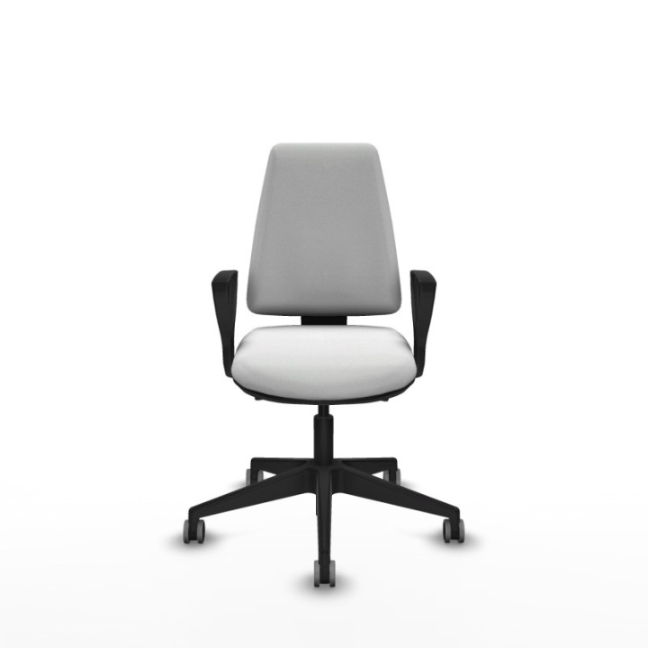 Elche AS bali blanco brazos fijos base piramidal ruedas engomadas 65mm