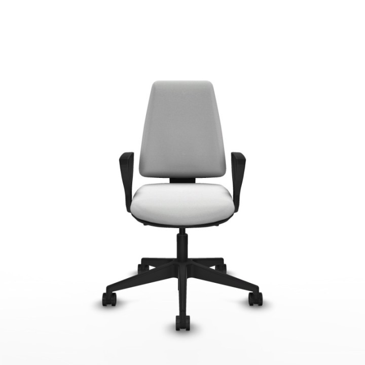 Elche AS bali blanco brazos fijos base piramidal ruedas nailon 65mm