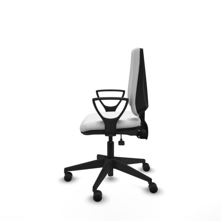 Elche AS bali blanco brazos fijos base piramidal ruedas nailon 65mm