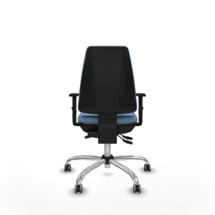 Elche AS bali azul cielo brazos 1D base cromada ruedas engomadas 65mm