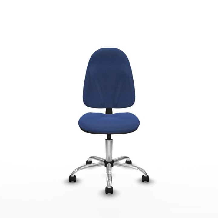 Algarra CP bali azul marino  base cromada ruedas nailon 50mm