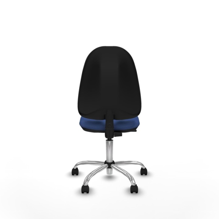 Algarra CP bali azul marino  base cromada ruedas nailon 50mm