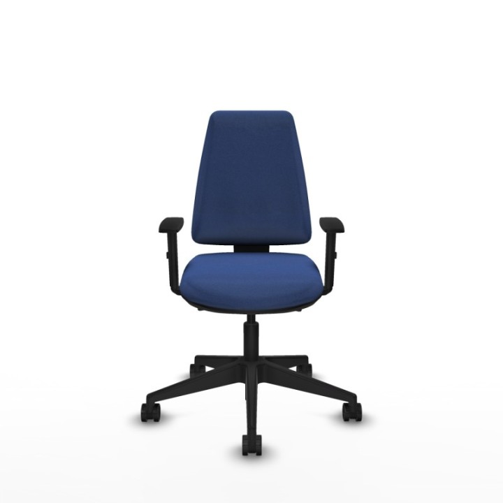 Elche AS bali azul marino brazos 1D base piramidal ruedas nailon 65mm