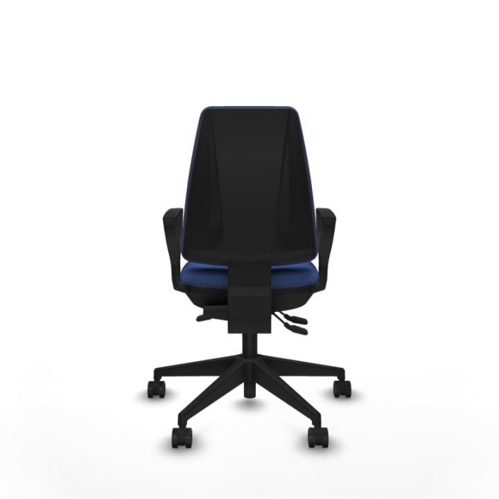 Elche AS bali azul marino brazos fijos base piramidal ruedas nailon 65mm