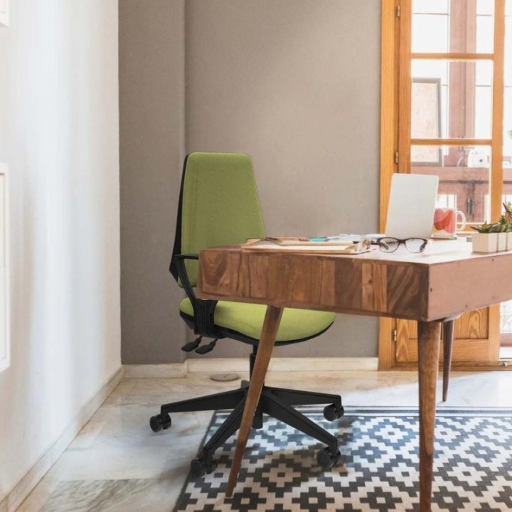 Elche AS bali gris brazos fijos base piramidal ruedas nailon 65mm