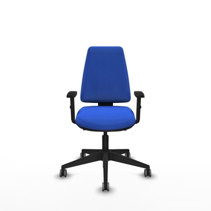 Elche AS bali azul brazos 1D base piramidal ruedas engomadas 65mm