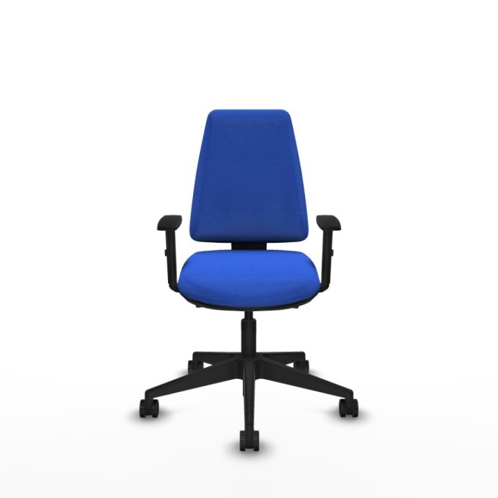 Elche AS bali azul brazos 1D base piramidal ruedas nailon 65mm