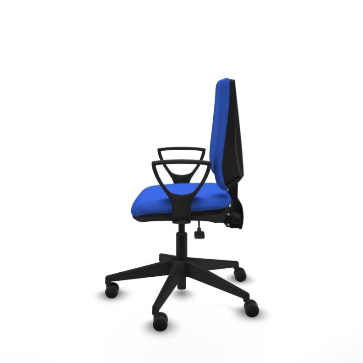 Elche AS bali azul brazos fijos base piramidal ruedas nailon 65mm