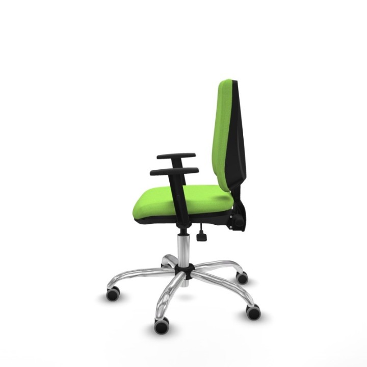 Elche AS bali pistacho brazos 1D base cromada ruedas engomadas 65mm