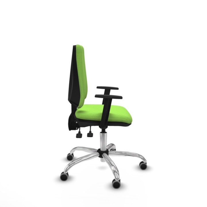 Elche AS bali pistacho brazos 1D base cromada ruedas engomadas 65mm