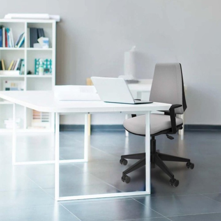 Elche AS bali pistacho brazos 1D base piramidal ruedas nailon 65mm