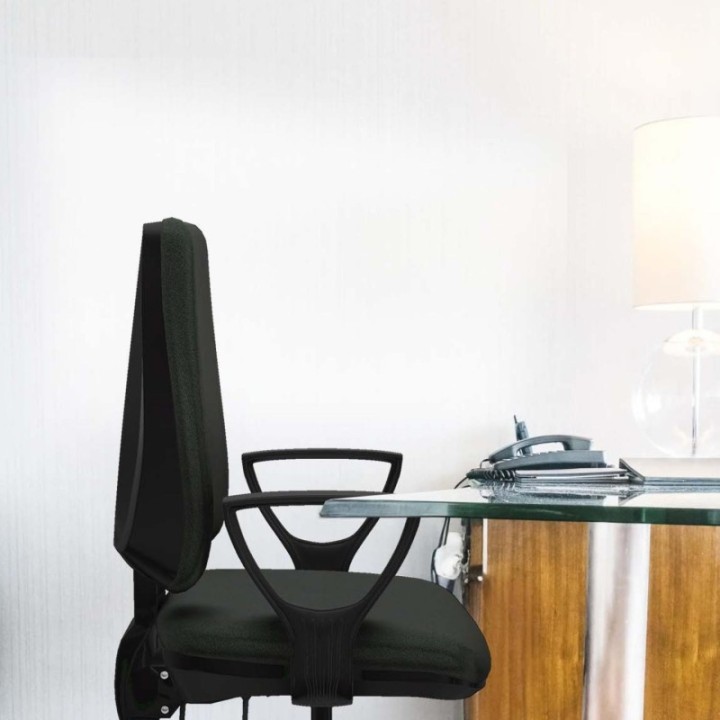 Elche AS bali pistacho brazos fijos base piramidal ruedas nailon 65mm