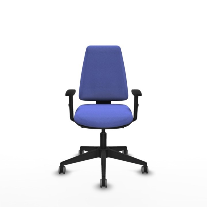 Elche AS bali azul claro brazos 1D base piramidal ruedas engomadas 65mm