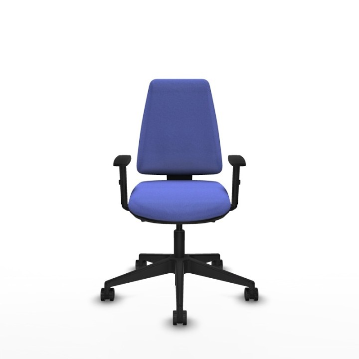 Elche AS bali azul claro brazos 1D base piramidal ruedas nailon 65mm