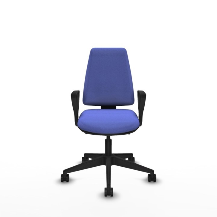 Elche AS bali azul claro brazos fijos base piramidal ruedas nailon 65mm