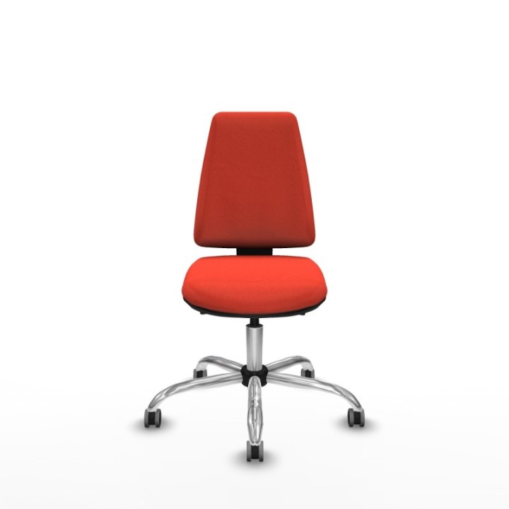 Elche AS bali naranja oscuro base cromada ruedas engomadas 65mm