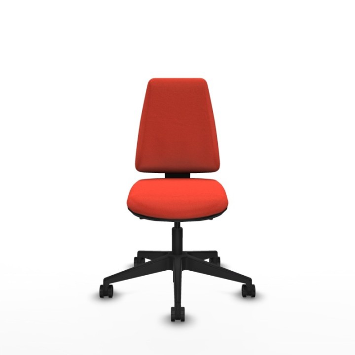 Elche AS bali naranja oscuro base piramidal ruedas nailon 65mm