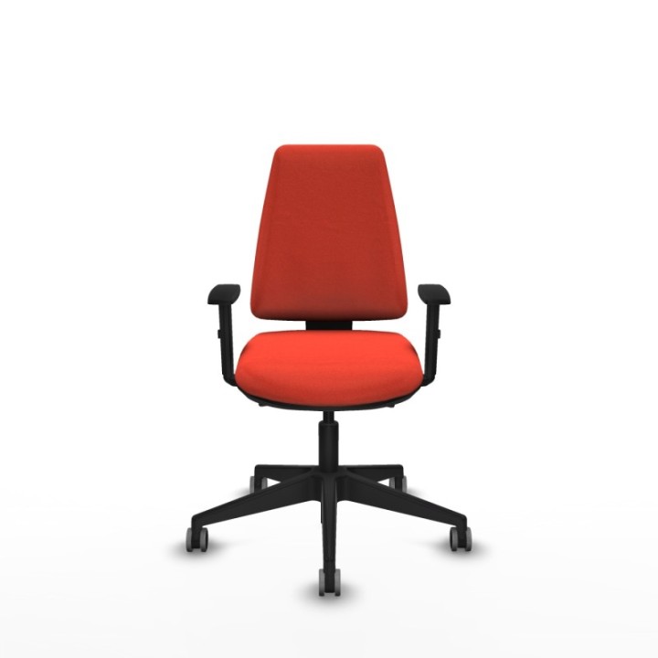 Elche AS bali naranja oscuro brazos 1D base piramidal ruedas engomadas 65mm