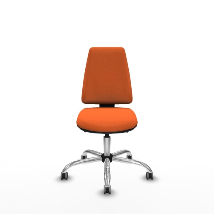 Elche AS bali naranja base cromada ruedas engomadas 65mm