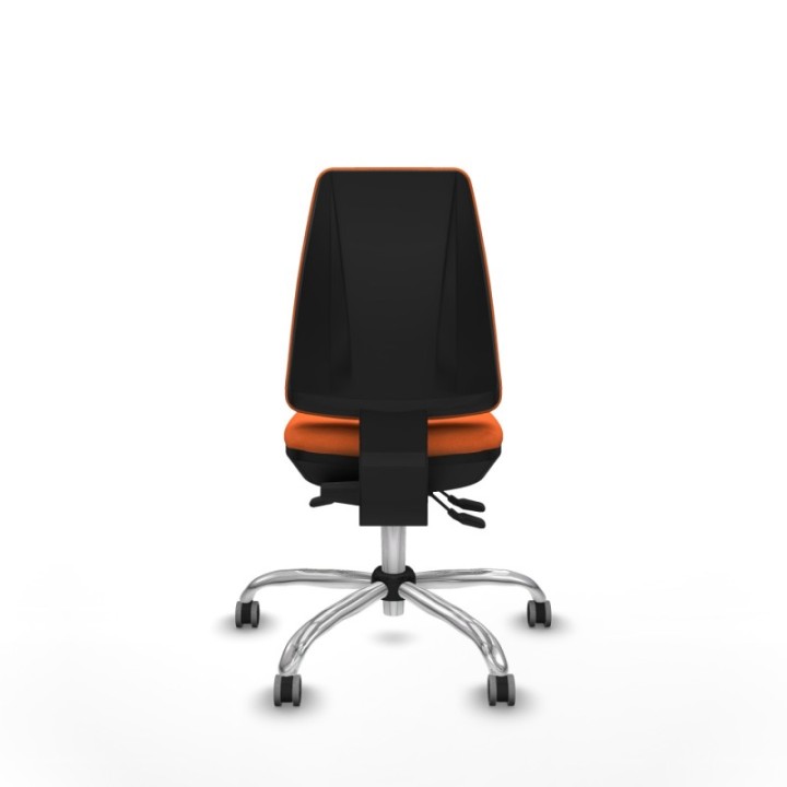 Elche AS bali naranja base cromada ruedas engomadas 65mm