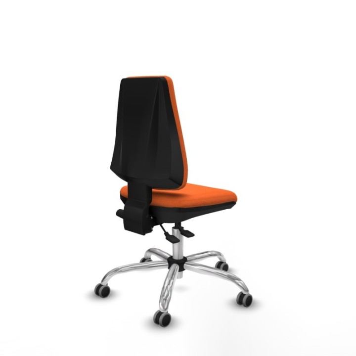 Elche AS bali naranja base cromada ruedas engomadas 65mm