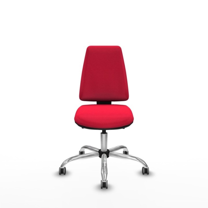 Elche AS bali rojo base cromada ruedas engomadas 65mm