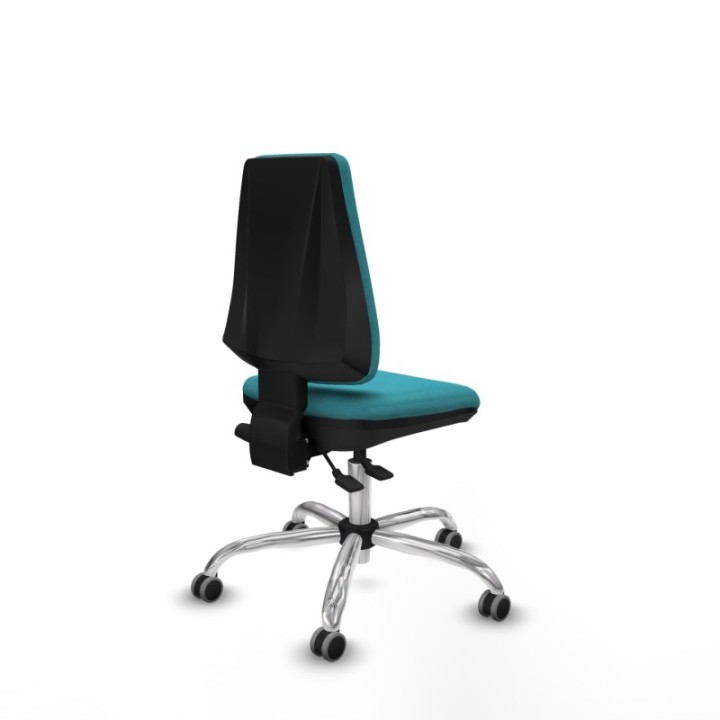 Elche AS bali turquesa base cromada ruedas engomadas 65mm