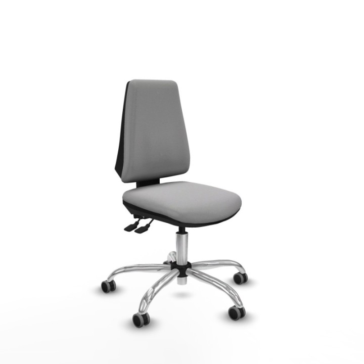 Elche AS bali gris claro base cromada ruedas engomadas 65mm