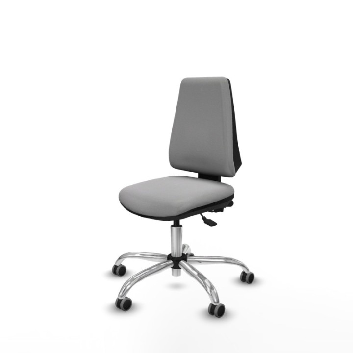 Elche AS bali gris claro base cromada ruedas engomadas 65mm