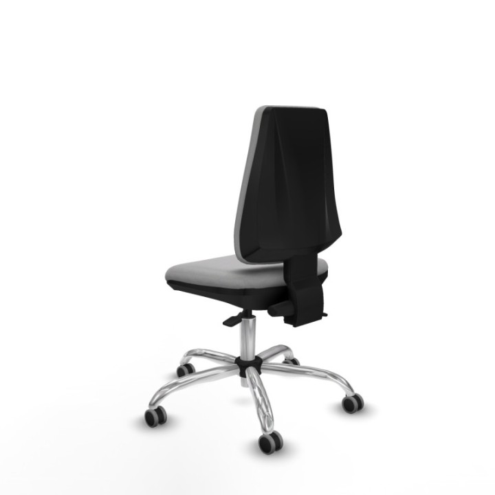 Elche AS bali gris claro base cromada ruedas engomadas 65mm