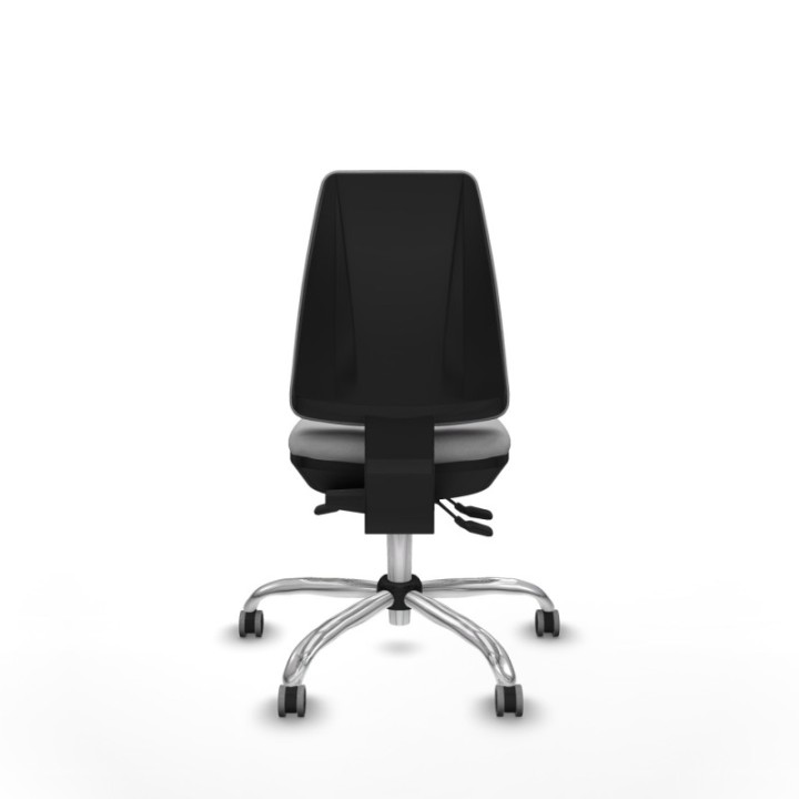 Elche AS bali gris claro base cromada ruedas engomadas 65mm