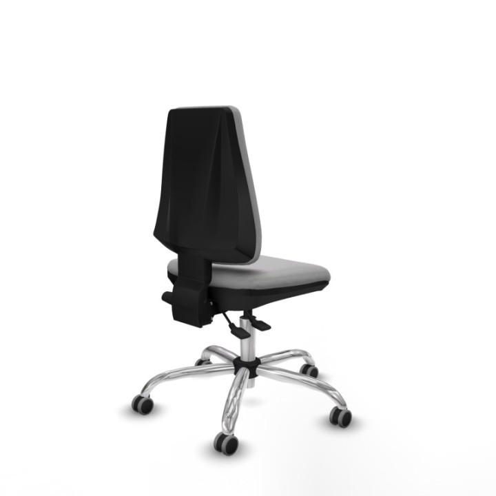 Elche AS bali gris claro base cromada ruedas engomadas 65mm