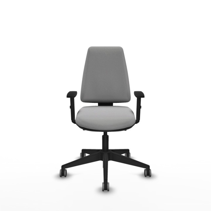 Elche AS bali gris claro brazos 1D base piramidal ruedas engomadas 65mm