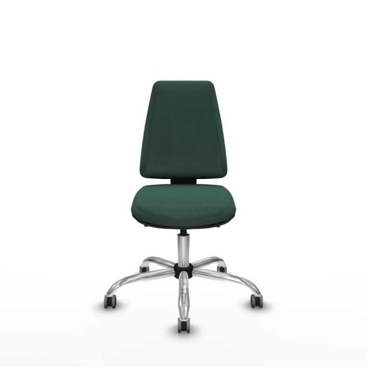 Elche AS bali verde botella base cromada ruedas engomadas 65mm