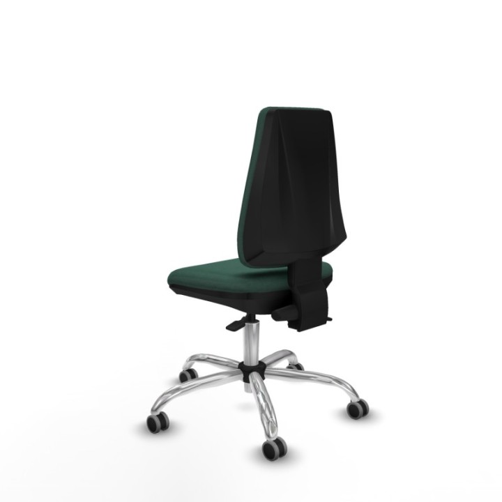 Elche AS bali verde botella base cromada ruedas engomadas 65mm