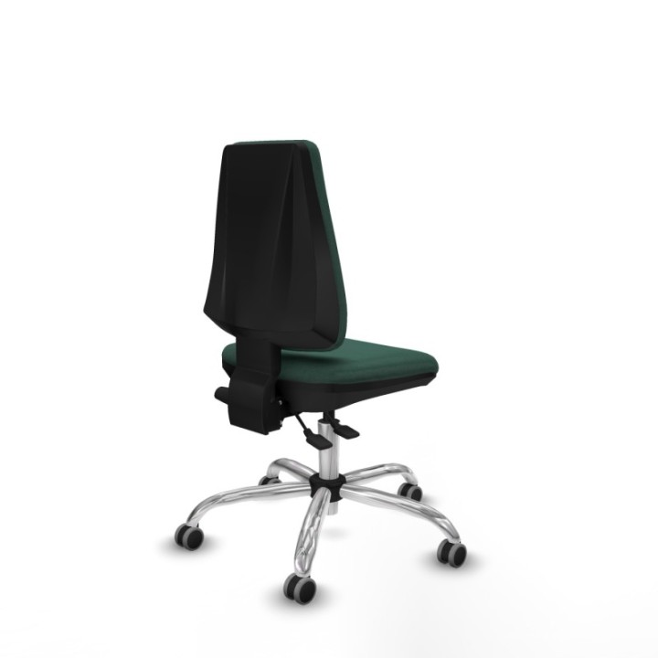 Elche AS bali verde botella base cromada ruedas engomadas 65mm