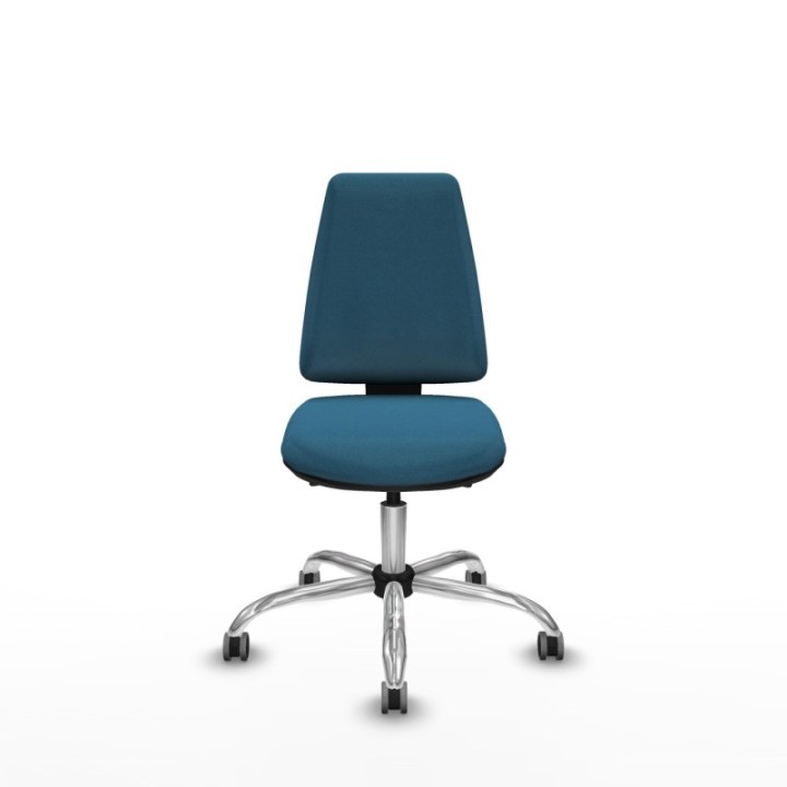 Elche AS bali verde petroleo base cromada ruedas engomadas 65mm