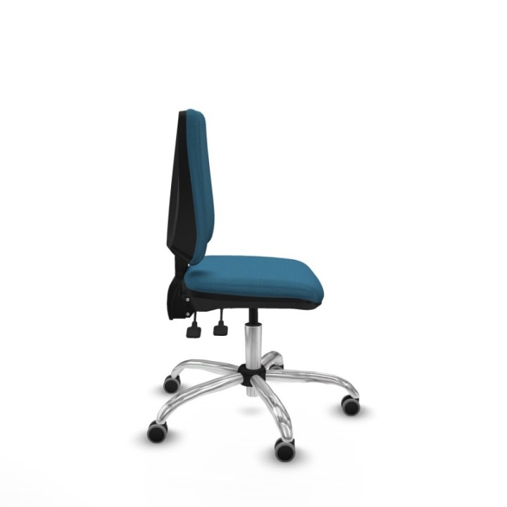 Elche AS bali verde petroleo base cromada ruedas engomadas 65mm