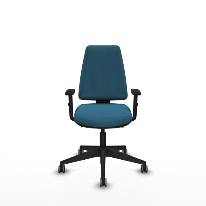 Elche AS bali verde petroleo brazos 1D base piramidal ruedas engomadas 65mm