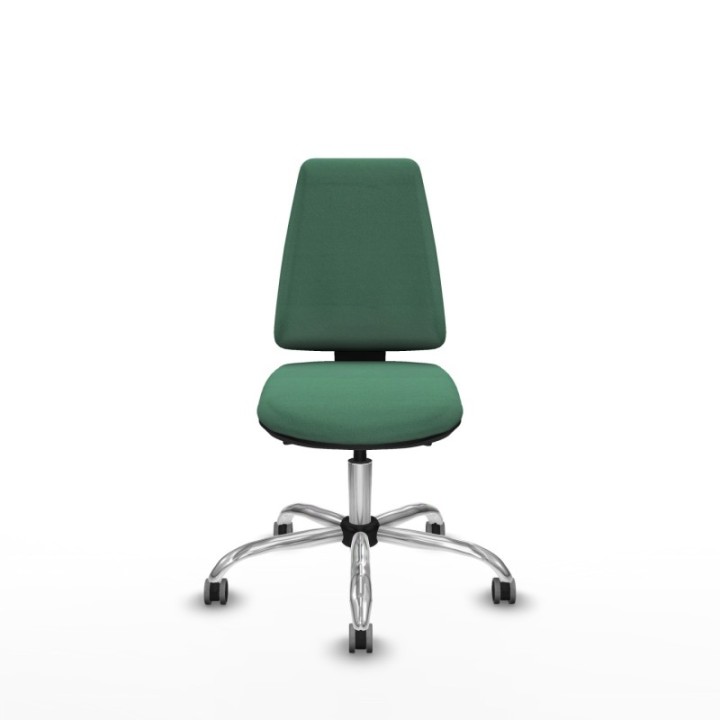 Elche AS bali verde esmeralda base cromada ruedas engomadas 65mm