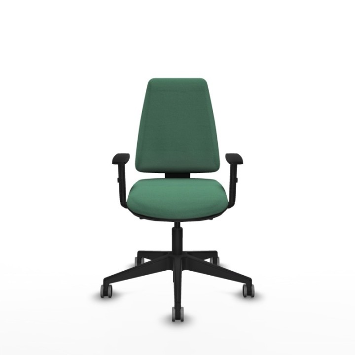 Elche AS bali verde esmeralda brazos 1D base piramidal ruedas engomadas 65mm